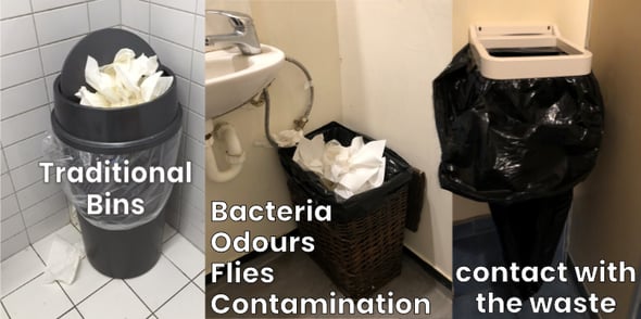 Traditional bins not sanitary 